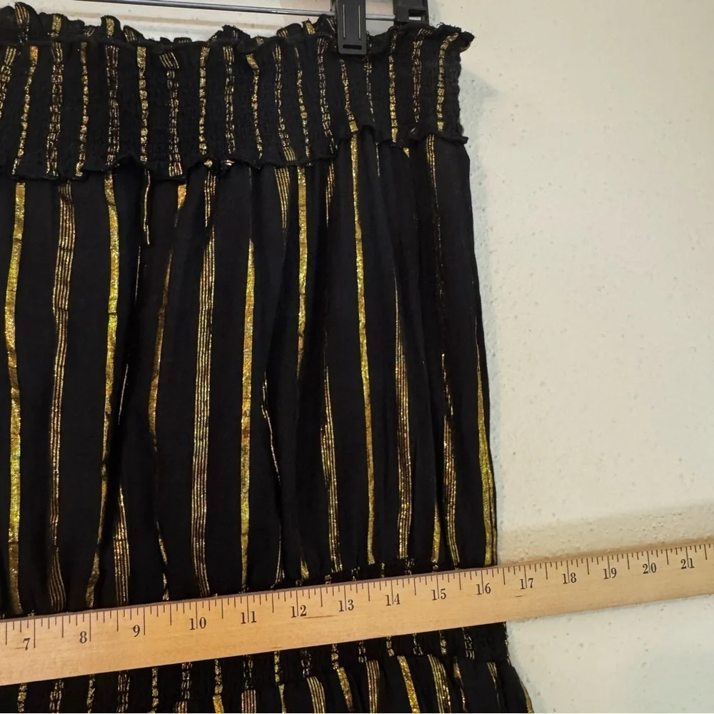 Y2K Boho Peasant Maxi Dress Embroidered Strapless
Smocked Tiered Venus
Beachy - Picture 14 of 14